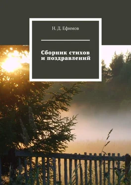 Н. Ефимов Сборник стихов и поздравлений обложка книги