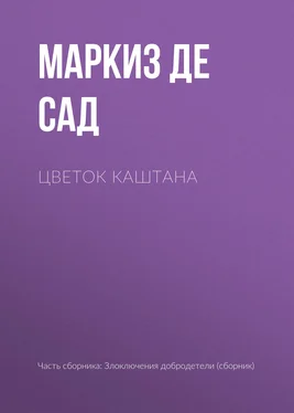 Донасьен Альфонс Франсуа де Сад Цветок каштана обложка книги