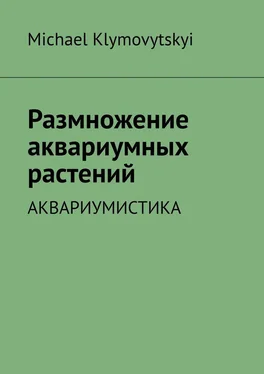 Michael Klymovytskyi Размножение аквариумных растений. Аквариумистика обложка книги