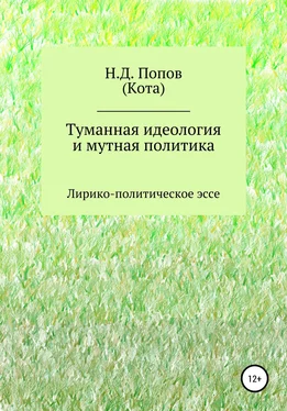 Николай Попов Туманная идеология и мутная политика обложка книги