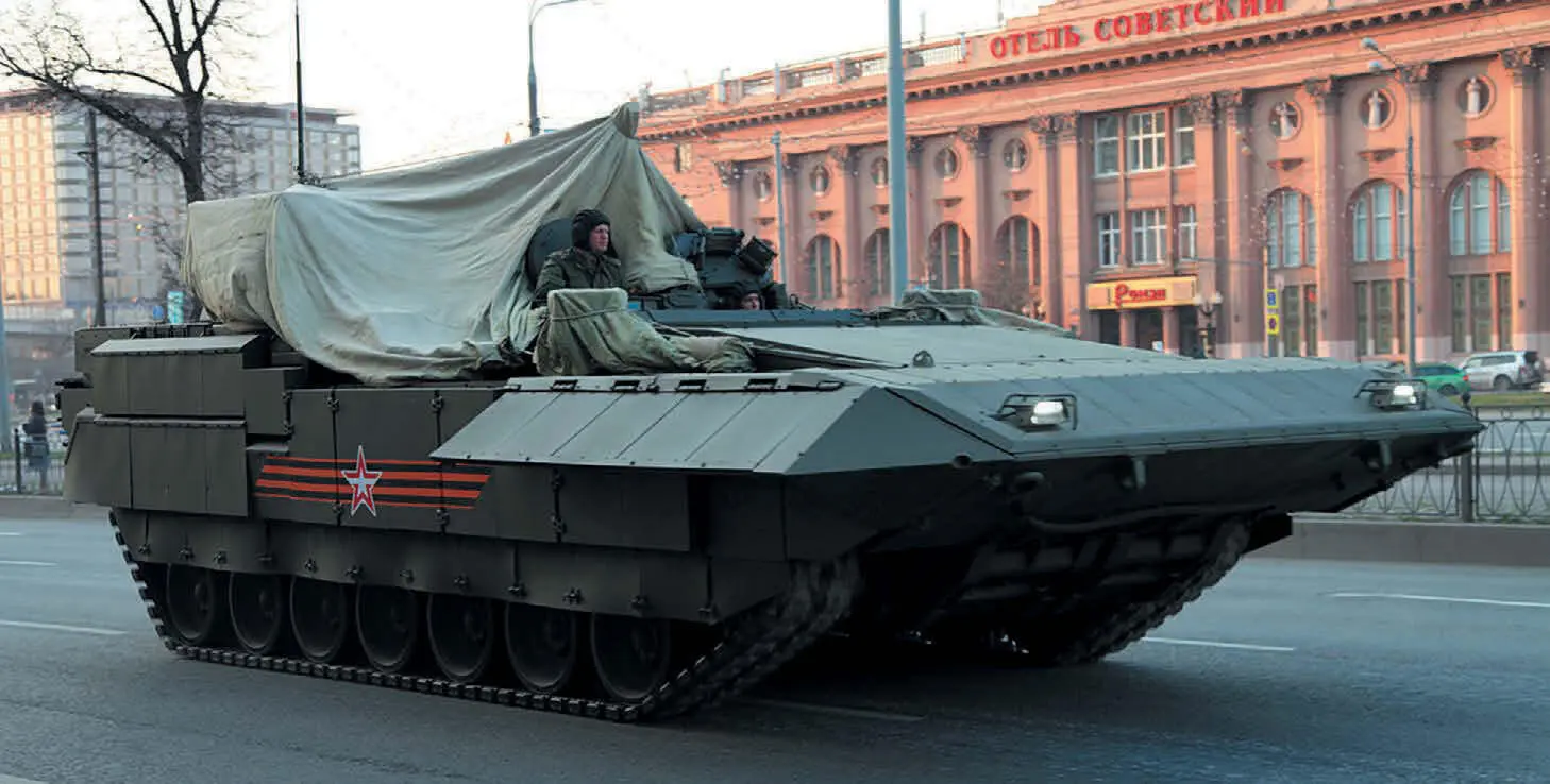 БМП Т15 на репетиции Парада Победы в Москве 29 апреля 2015 г Башня как и на - фото 36