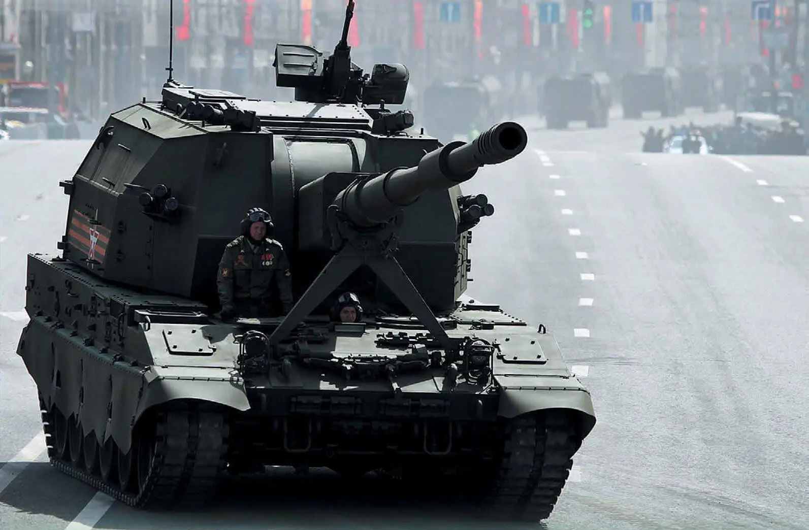 КоалицияСВ во время Парада Победы 9 мая 2015 г Боекомплект представлен - фото 42