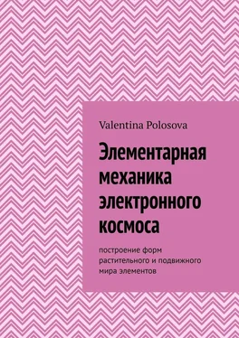 Valentina Polosova Элементарная механика электронного космоса. Построение форм растительного и подвижного мира элементов обложка книги