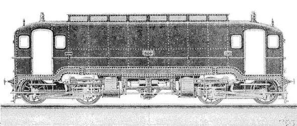 Пневмолокомотив для западной французской сети 1901 г Рисунок с сайта The - фото 54