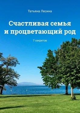 Татьяна Лесина Счастливая семья и процветающий род. 7 секретов обложка книги