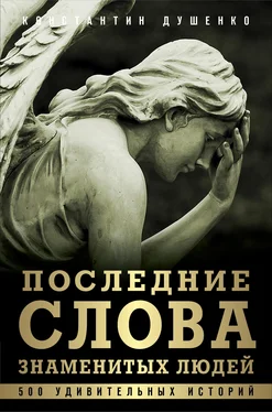 Константин Душенко Последние слова знаменитых людей обложка книги