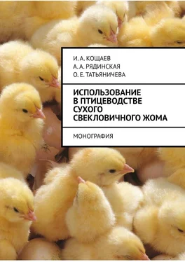 Array А. А. Рядинская Использование в птицеводстве сухого свекловичного жома. Монография обложка книги