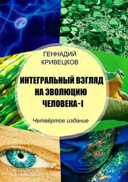 Геннадий Кривецков Интегральный взгляд на эволюцию человека – I. Четвёртое издание обложка книги