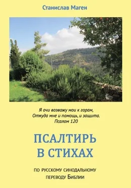 Станислав Маген Псалтирь в стихах обложка книги