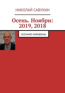 Николай Савухин Осень. Ноябри: 2019, 2018. Осенние марафоны обложка книги