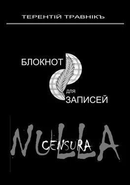 Терентiй Травнiкъ Блокнот для записей. Очерки интросоциальной публицистики обложка книги