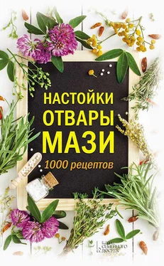 Анна Кобец Настойки, отвары, мази. 1000 рецептов обложка книги