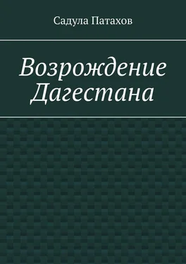 Садула Патахов Возрождение Дагестана обложка книги