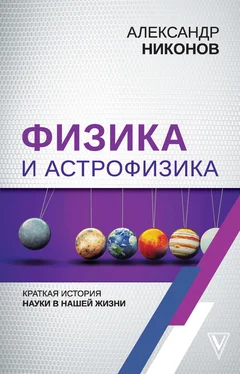 Александр Никонов Физика и астрофизика: краткая история науки в нашей жизни обложка книги