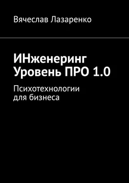 Вячеслав Лазаренко ИНженеринг. Уровень ПРО 1.0. Психотехнологии для бизнеса обложка книги