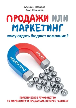 Егор Шиенков Продажи или маркетинг. Кому отдать бюджет компании? обложка книги