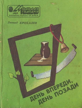 Леонид Крохалев День впереди, день позади обложка книги