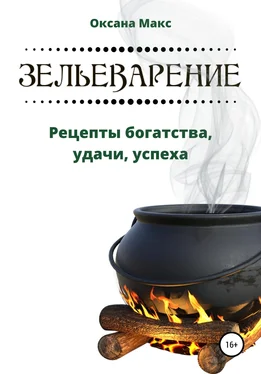 Оксана Макс Зельеварение. Рецепты богатства, удачи, успеха обложка книги