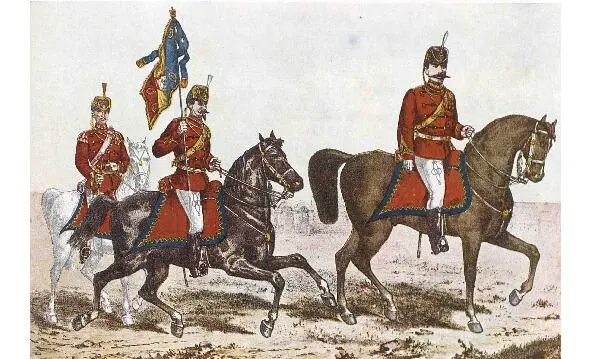 ROŞIORI Перед Первой Мировой войной различия между двумя типами кавалерии - фото 3