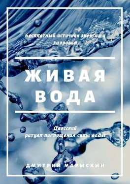 Дмитрий Марыскин Живая вода обложка книги
