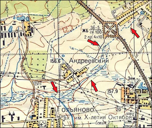 Абрамцевский ручей Карта Москвы 1968 года Название и его - фото 24