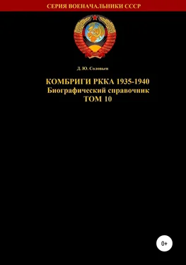 Денис Соловьев Комбриги РККА 1935-1940. Том 10 обложка книги