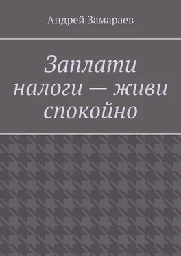 Андрей Замараев Заплати налоги – живи спокойно обложка книги