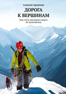 Алексей Артюхин Дорога к вершинам. Как стать мастером спорта по альпинизму обложка книги