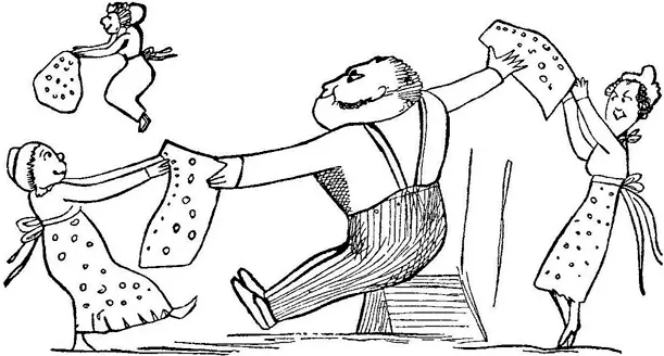 There was an Old Man in a pew Whose waistcoat was spotted with blue But he - фото 75