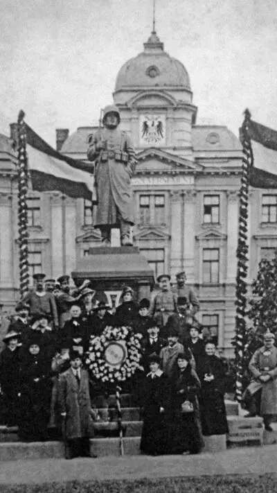 3 сентября 1918 г Открытие в Риге памятника ландштурмисту солдатуополченцу - фото 4
