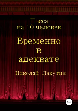 Николай Лакутин Временно в адеквате обложка книги