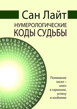 Сан Лайт Нумерологические коды судьбы обложка книги