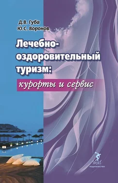 Денис Губа Лечебно-оздоровительный туризм: курорты и сервис обложка книги