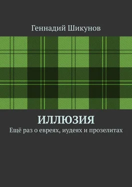 Геннадий Шикунов Иллюзия. Ещё раз о евреях, иудеях и прозелитах обложка книги