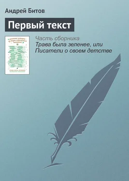 Андрей Битов Первый текст обложка книги