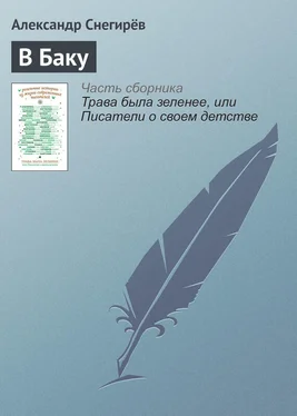 Александр Снегирёв В Баку обложка книги