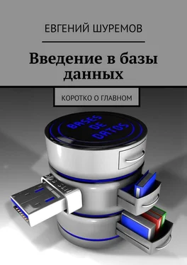 Евгений Шуремов Введение в базы данных. Коротко о главном обложка книги