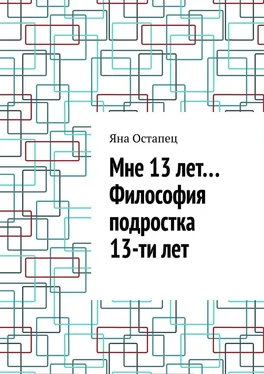 Яна Остапец Мне 13 лет… Философия подростка 13-ти лет обложка книги