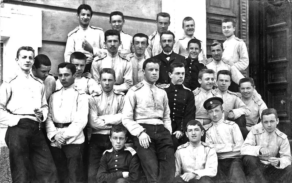 Кадеты Открытка 1910х гг Александр ІІ с супругой посетили Киев 21 сентября - фото 1