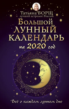 Татьяна Борщ Большой лунный календарь на 2020 год: все о каждом лунном дне обложка книги