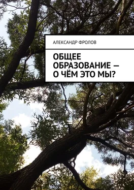 Александр Фролов Общее образование – о чём это мы? обложка книги