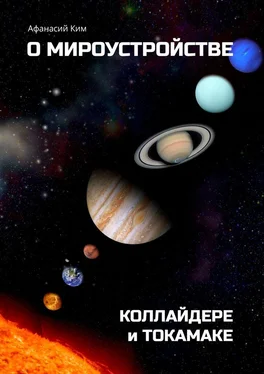 Афанасий Ким О мироустройстве, коллайдере и токамаке обложка книги