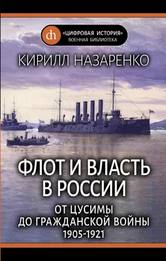 Кирилл Назаренко Флот и власть в России. От Цусимы до Гражданской войны (1905–1921) обложка книги