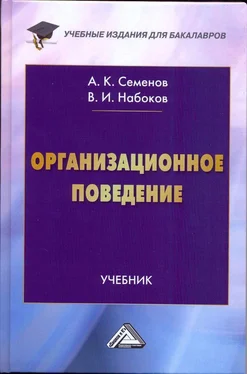 Альберт Семенов Организационное поведение обложка книги