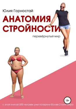 Юлия Горностай Анатомия стройности. Перевёрнутый мир обложка книги