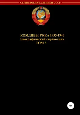 Денис Соловьев Комдивы РККА 1935-1940 гг. Том 8 обложка книги