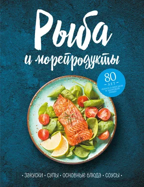 Сборник Рыба и морепродукты. Закуски, супы, основные блюда и соусы обложка книги