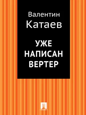 Валентин Катаев Уже написан Вертер обложка книги