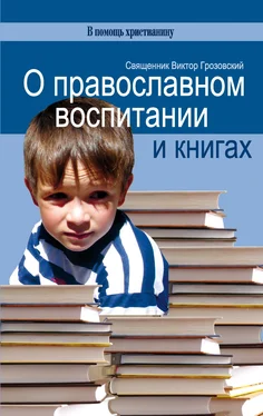 Священник Виктор Грозовский О православном воспитании и книгах обложка книги