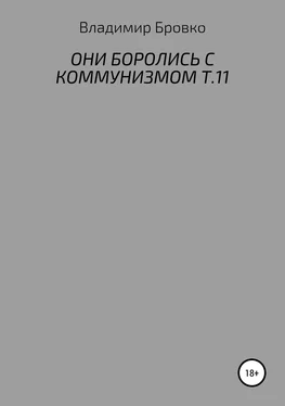 Владимир Бровко Они боролись с коммунизмом. Т.11 обложка книги